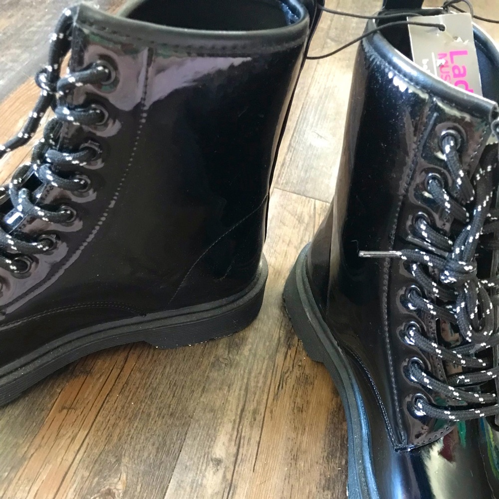 2 for $10 Patent leather styled boots
